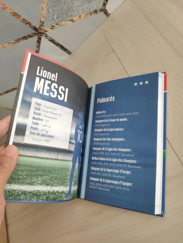 Livre enfant jeunesse destins de champions biographie Messi bibliothèque verte - photo numéro 7