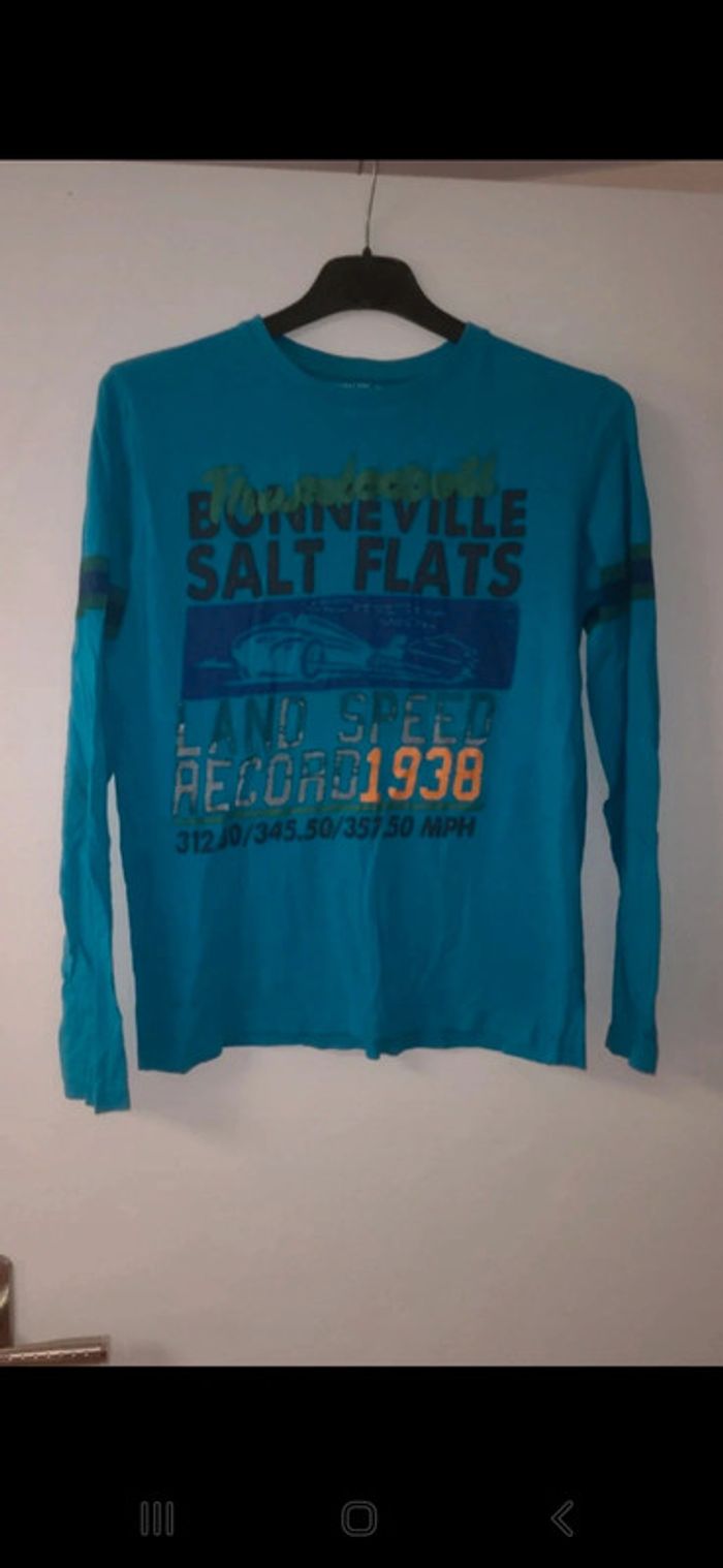 Tee-shirt manche longue garçon 13/14 ans