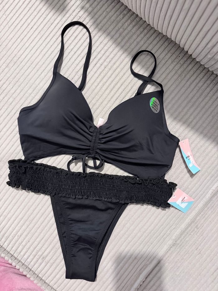 Bikini noir 2 pièces Ardene - photo numéro 1