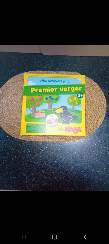 Jeu premier verger