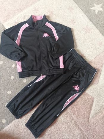 Ensemble jogging Sport (veste zippée+ pantalon) Fille 4 ans Kappa