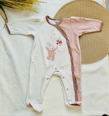 Pyjama Moulin Roty en velours - 6 mois