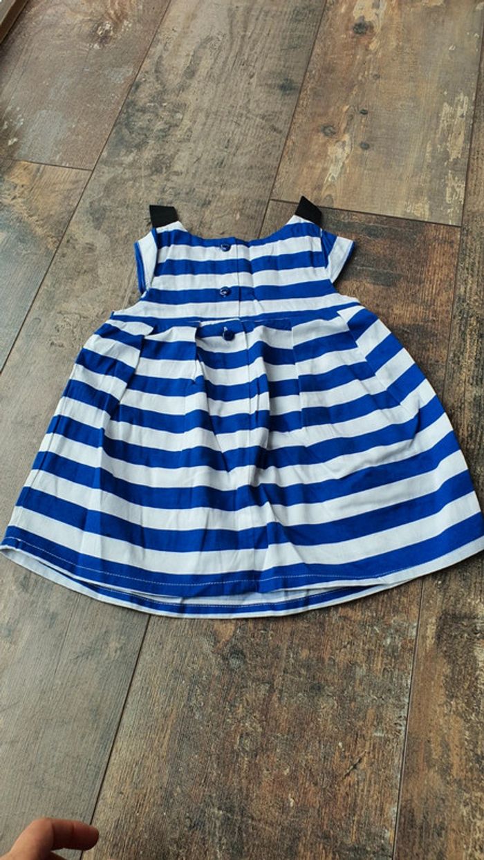 Très belle robe jean bourget 6 mois 68 cm en très bon état 👌 - photo numéro 4