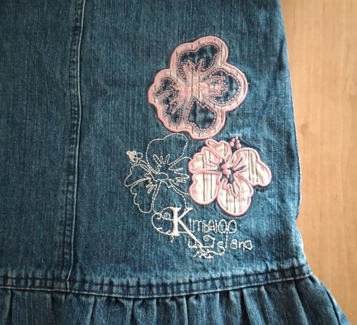 Robe sans manches en jeans 2 ans fille Kimbaloo - photo numéro 2