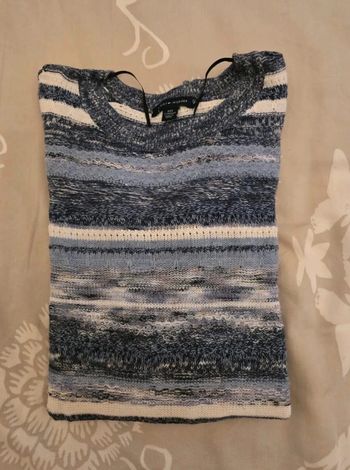 🌟 Pull long col rond gris Tommy hilfiger femme - Taille  XXS 🌟