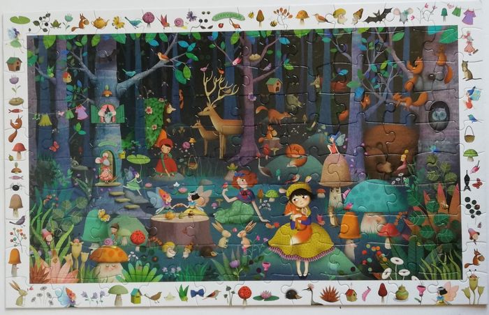 Puzzle enfant 100 pièces XL. Déco. Dd1131 - photo numéro 2