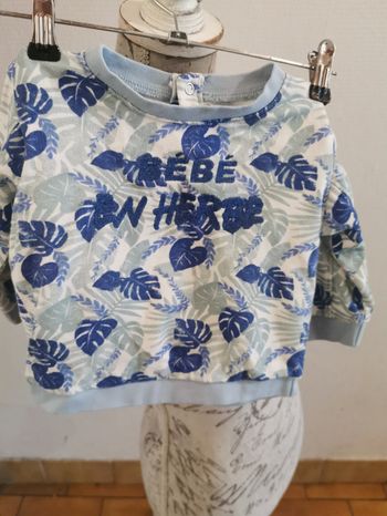 Sweat mots d enfants t 12 mois