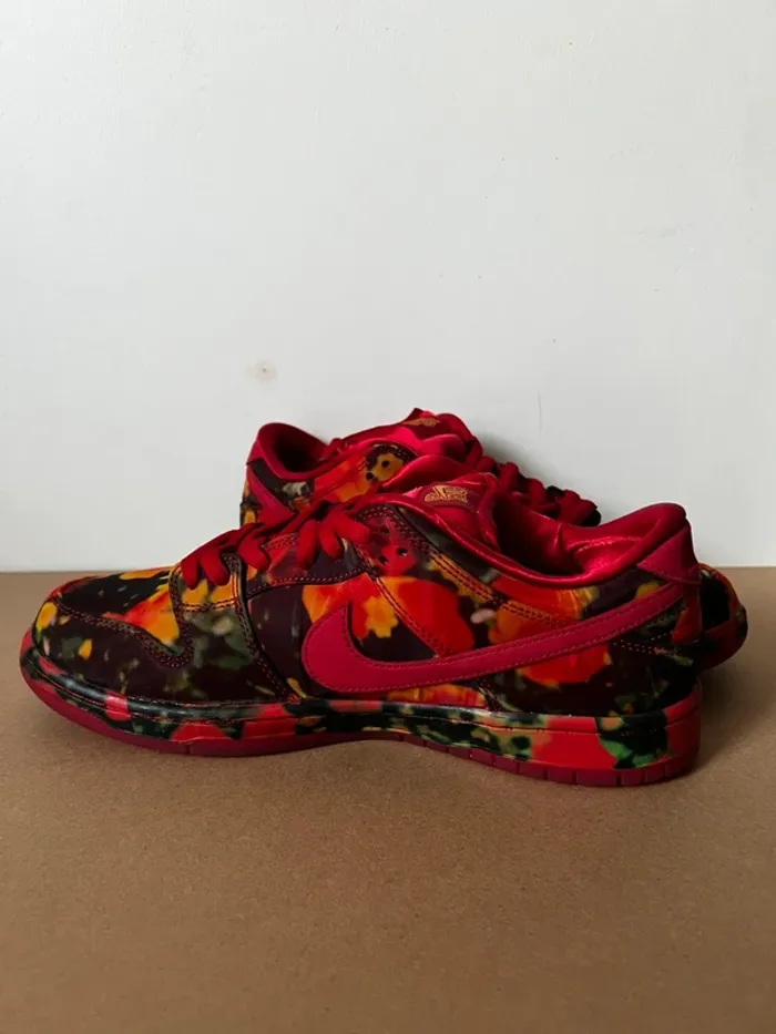 Nike SB Dunk The Wizard of Oz Poppy Field - photo numéro 2