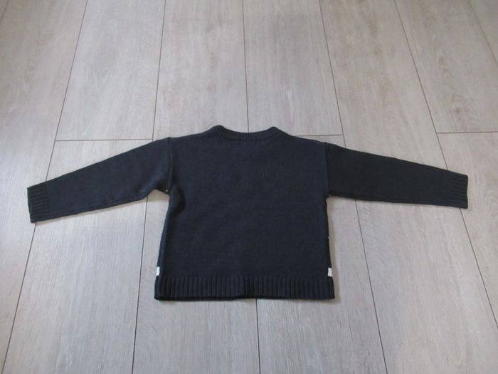 Pull de Noël bleu sapin Taille 3 ans kiabi - photo numéro 3