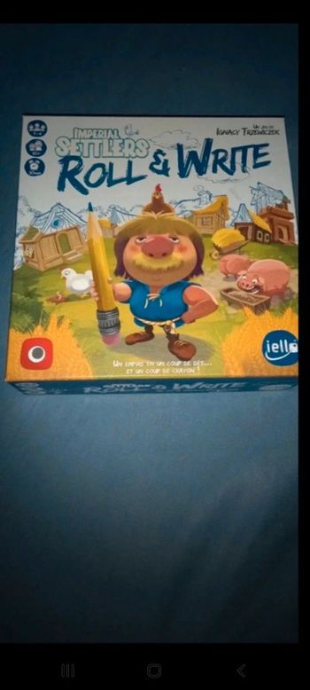 Jeu roll & write imperial settlers.