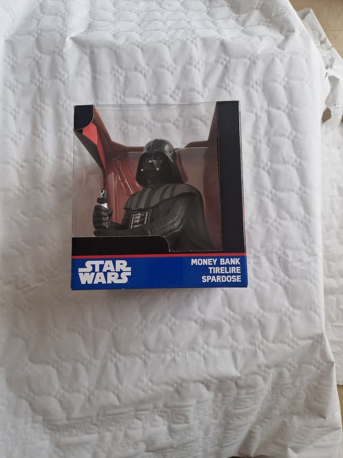 Tirelire Figurine Buste Dark Vador Star Wars Noir Collector