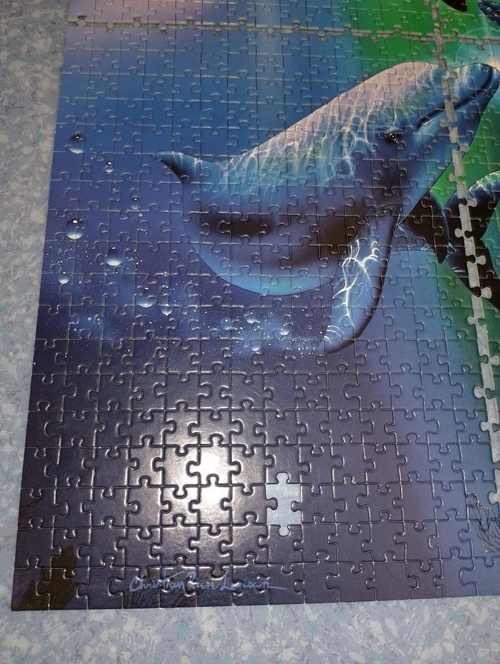 Puzzle 1000 pièces Dauphins Nathan - photo numéro 5