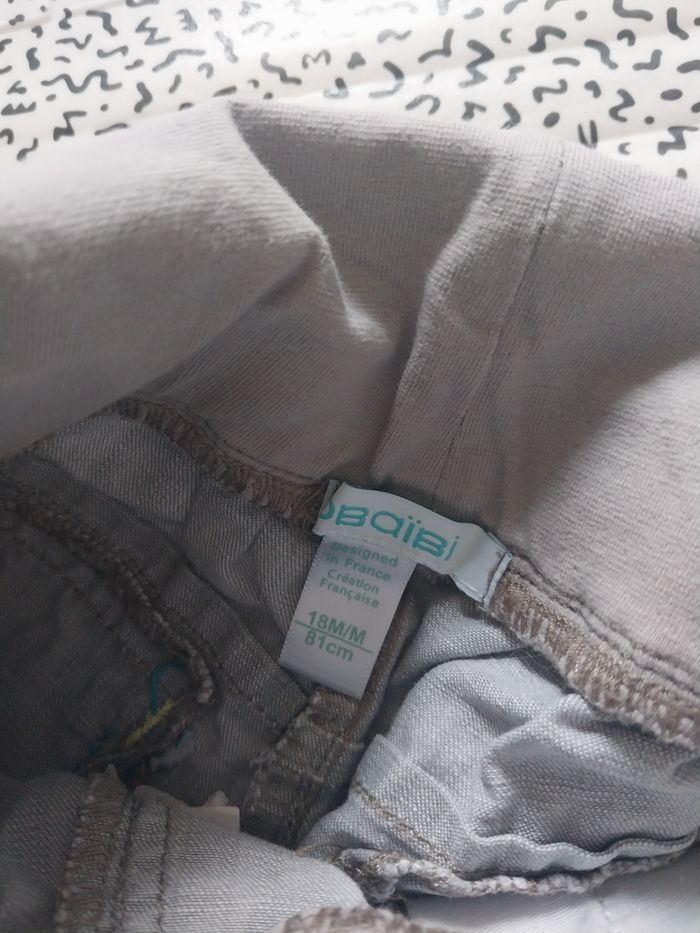Pantalon jean fille Obaïbi 18 mois – 100% coton 💕 - photo numéro 4