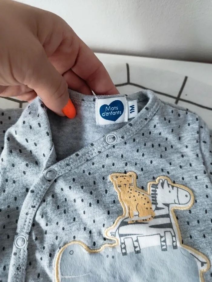 lot de 2 Pyjamas coton bébé - photo numéro 3