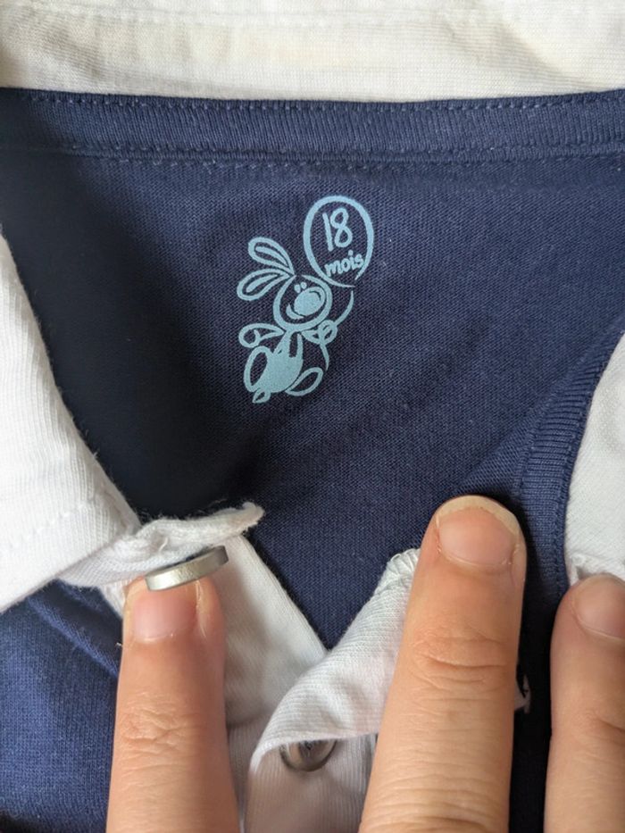 Polo bleu - photo numéro 3
