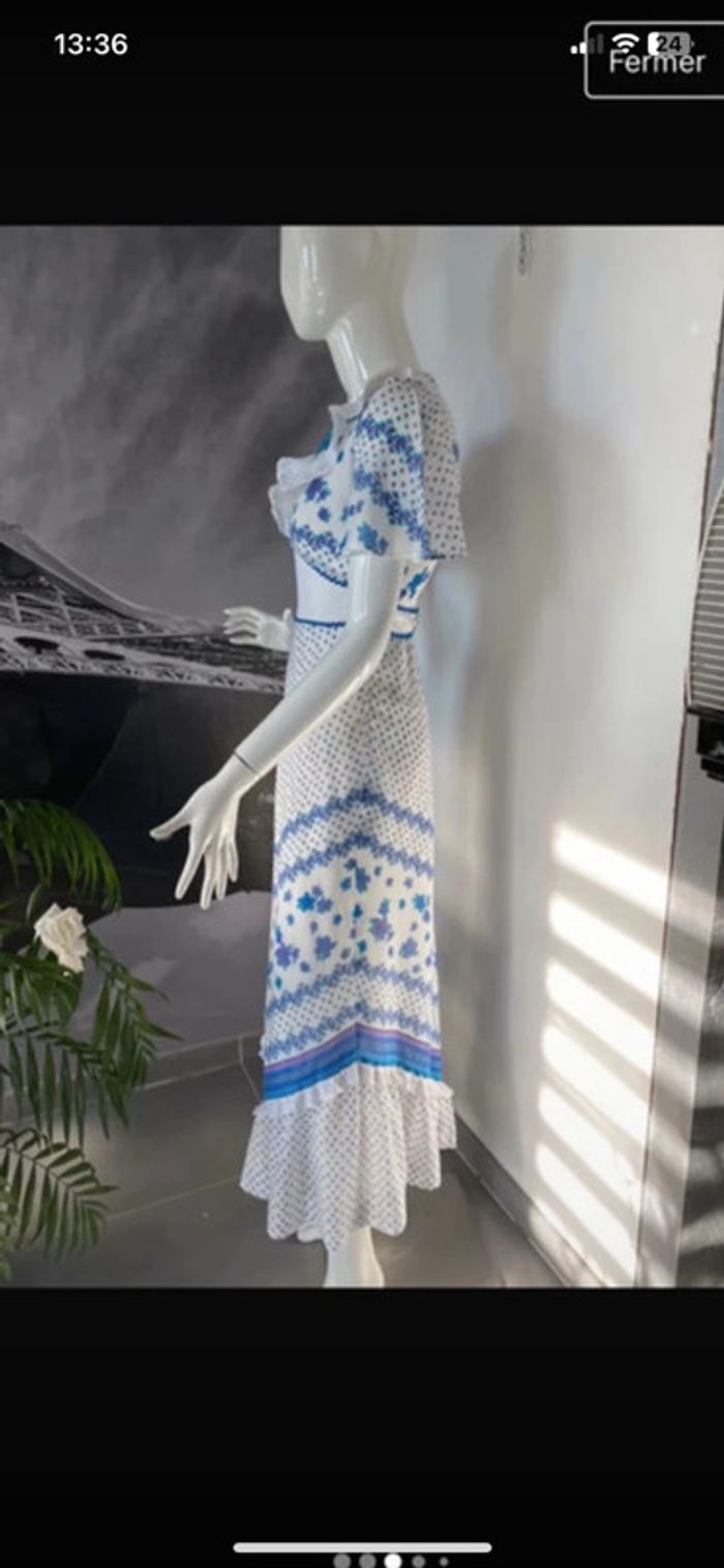 Robe longue de 1970 voir mensurations - photo numéro 6