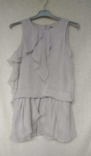 Robe grise tape à l'oeil 10 ans