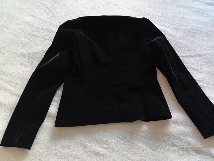 Veste/ Blazer en velours noir. K-zell 38 - photo numéro 5
