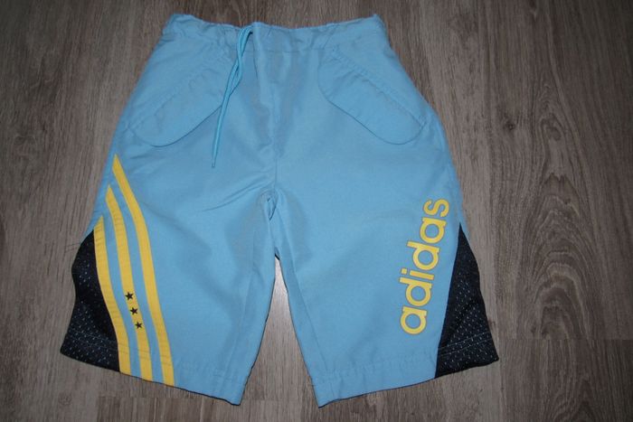 BERMUDA BLEU TURQUOISE GARÇON "ADIDAS" - 3 ANS - n°01 - photo numéro 2