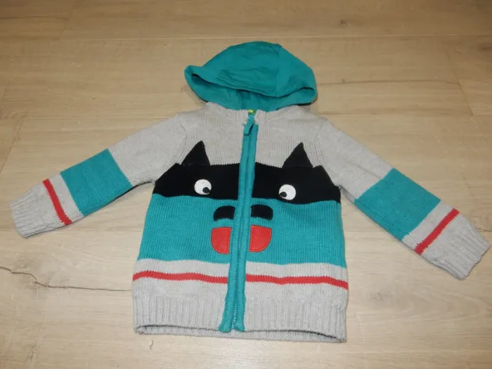 Gilet polaire à capuche 9 mois