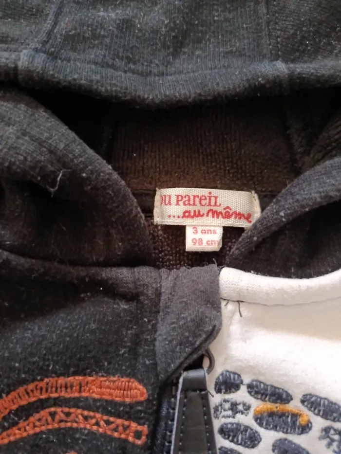 Gilet à capuche 3 ans - photo numéro 2