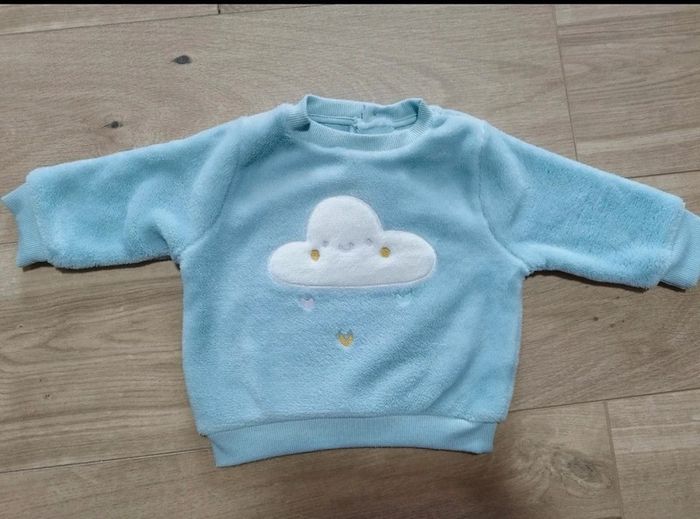 Sweat nuage bleu ciel - photo numéro 2