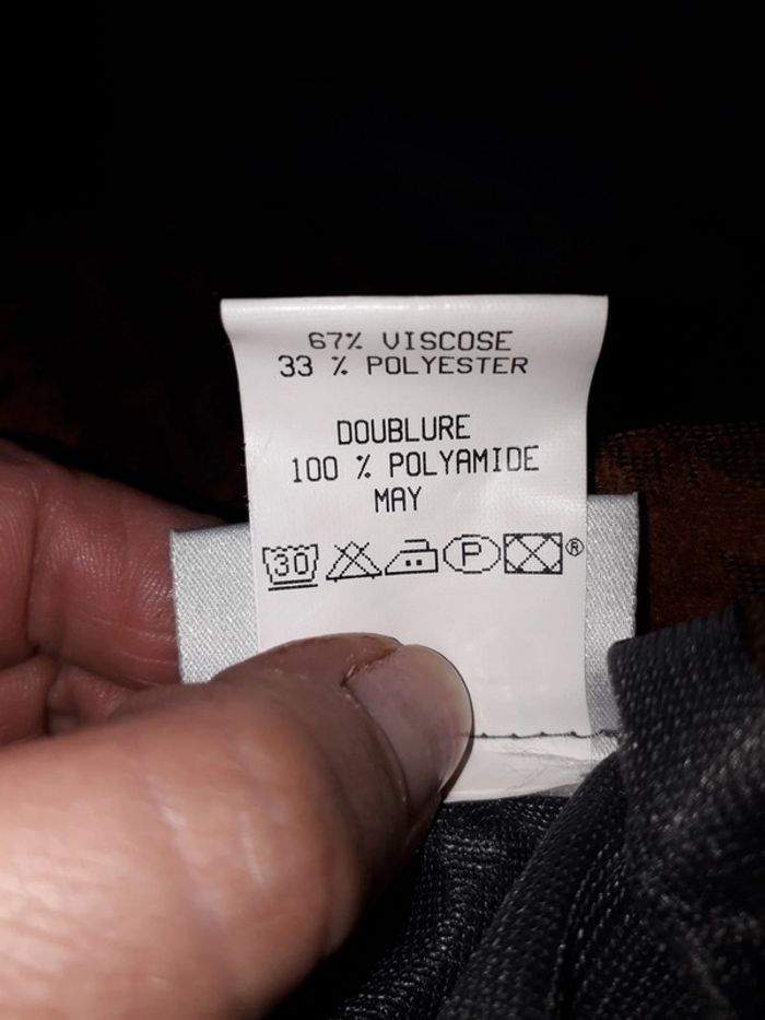 Linvosges jupe ton marron taille 42 - photo numéro 6