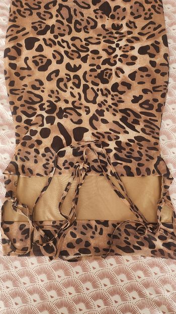Robe longue léopard