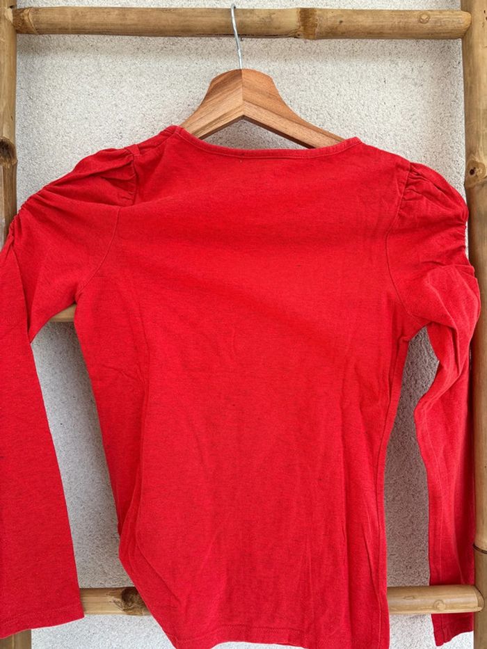 t shirt rouge à manches longues - photo numéro 7