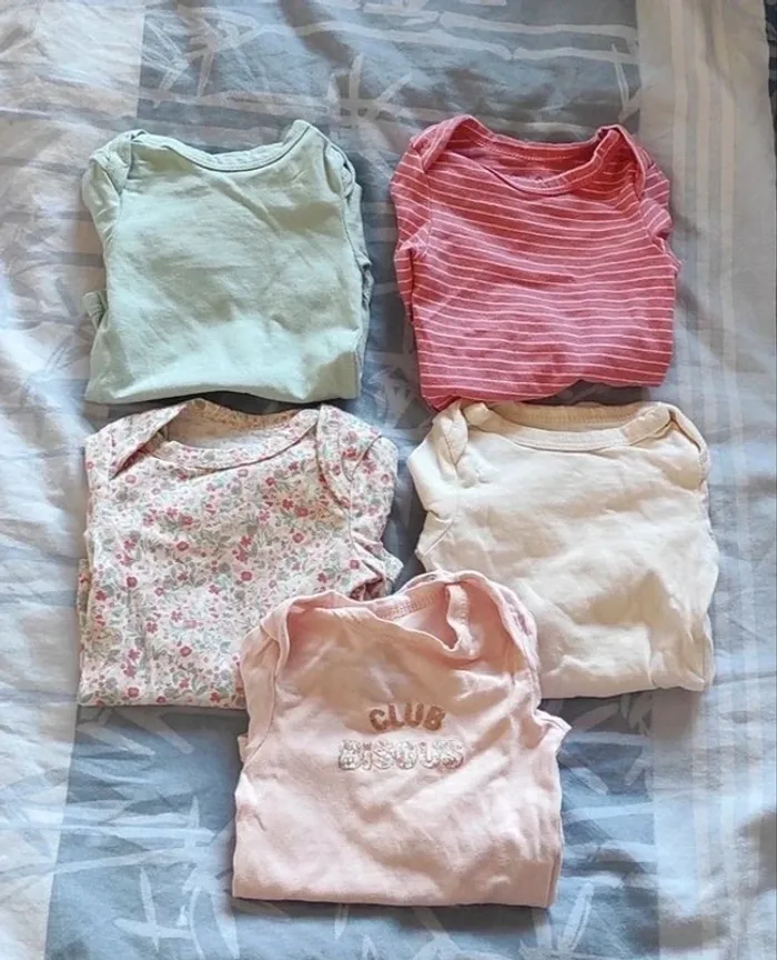 Bodies bébé fille manches longues