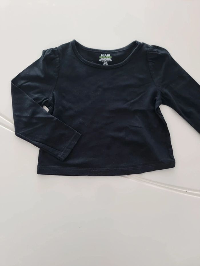 T-shirt noir Uni
