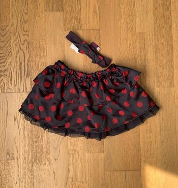 Jupe + bandeau fille 24 mois sergent Major
