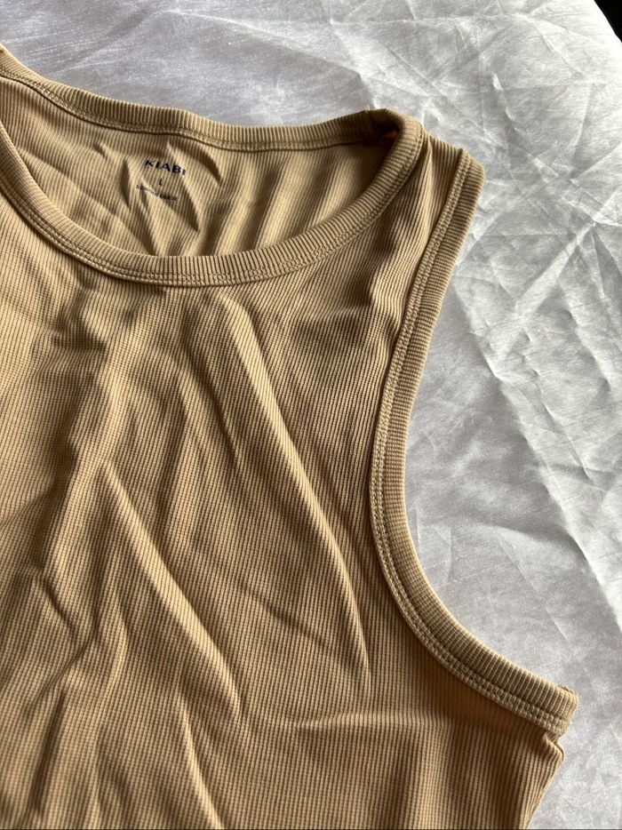 Robe à bretelle beige - photo numéro 4