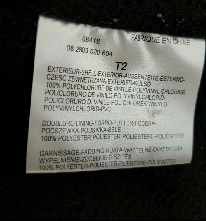 Blouson d'hiver noir - photo numéro 4