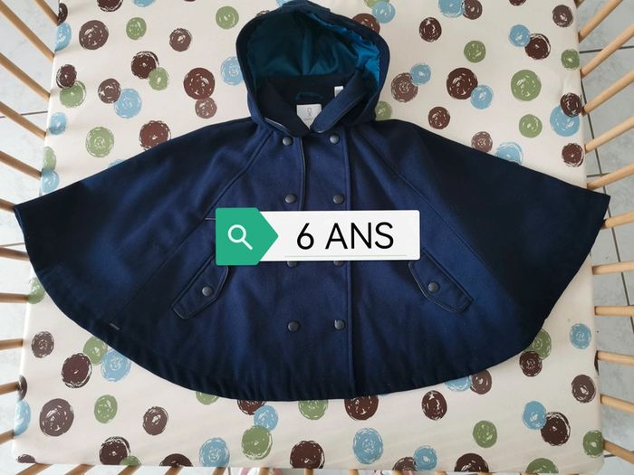 Manteau cape fille 6 ans
