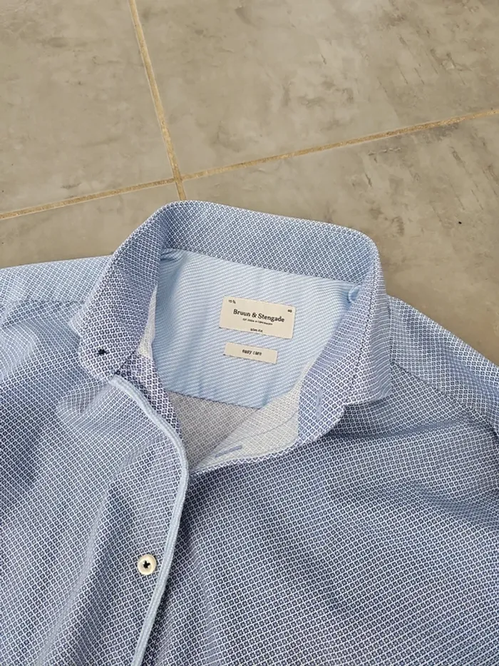 Chemise Bruun & Stengade taille 40 slim fit - photo numéro 2