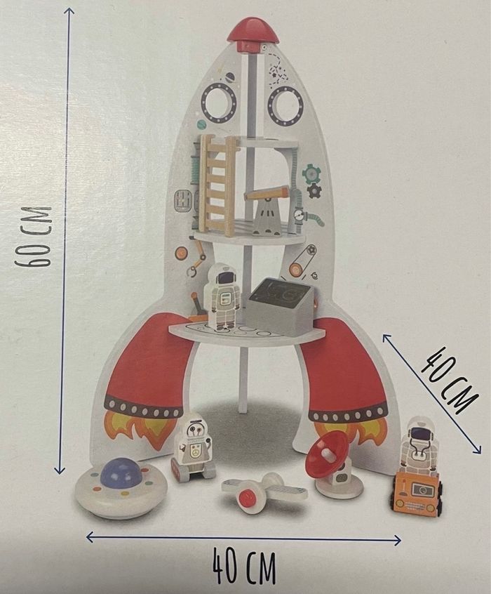 Fusée en bois - neuf - photo numéro 2