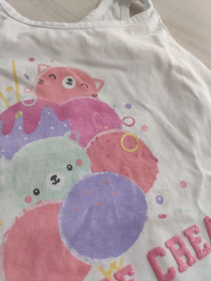 T shirt débardeur Orchestra ICE cream team 18 mois - photo numéro 2