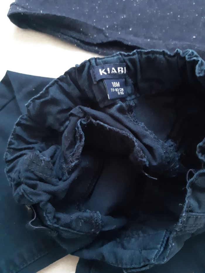 Tenue tee-shirt manches longues et pantalon 18 mois - photo numéro 5