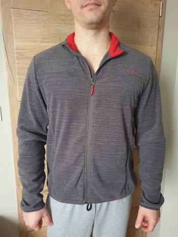 Gilet polaire gris homme