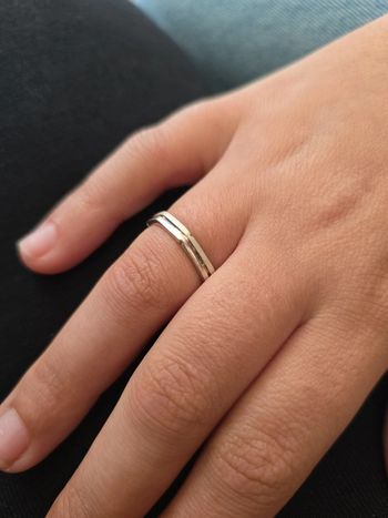 Bague argent taille 64