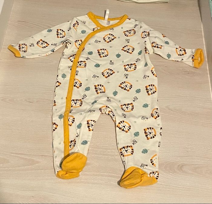 Pyjama coton 3 mois  x2 - photo numéro 2