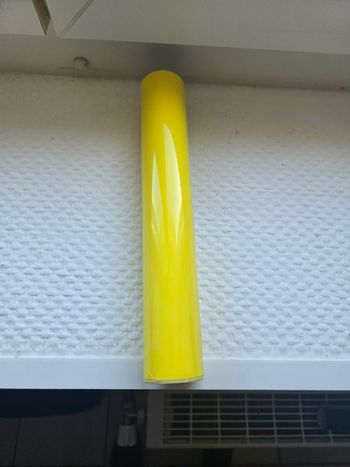 Film adhesif jaune citron pour machine de découpe