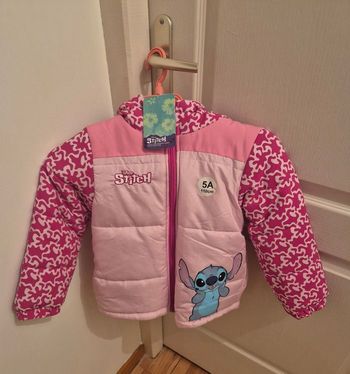 Manteau disney stitch neuf 5 ans