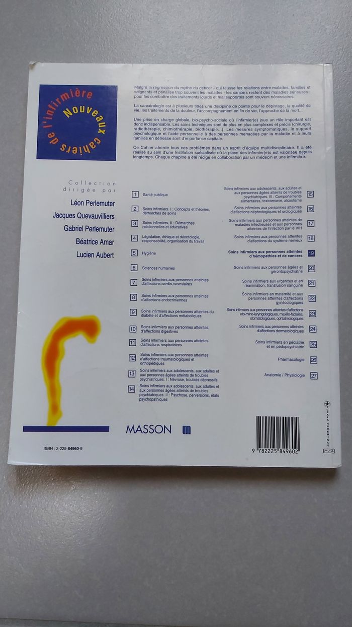 Cahiers de l'infirmière Soins infirmiers aux personnes atteintes d'hemopathies et de cancers - photo numéro 3