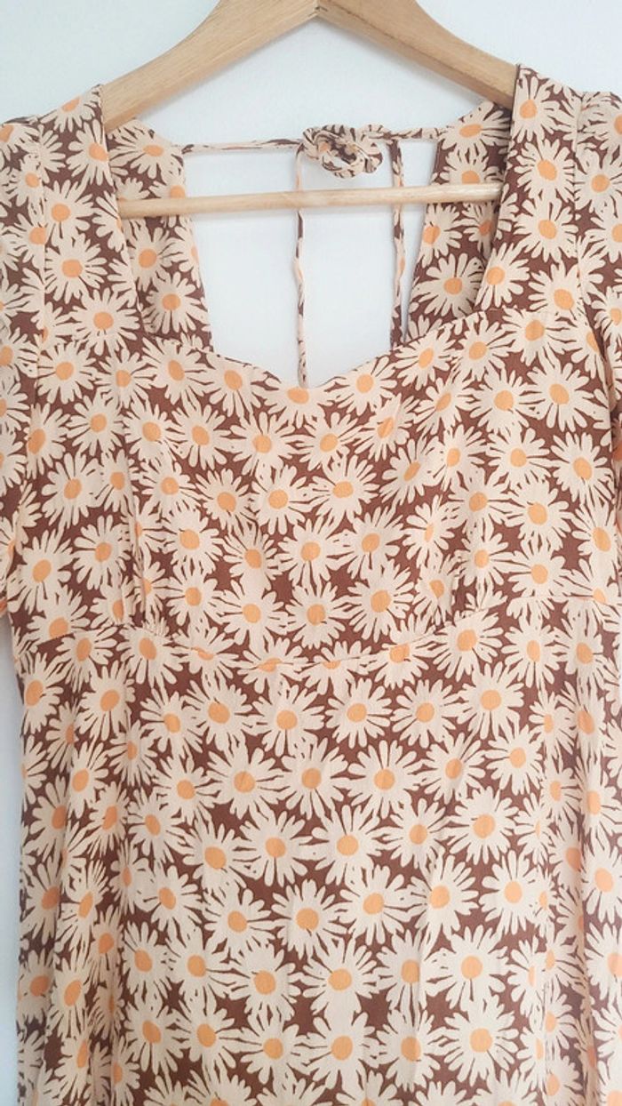 Magnifique robe motif marguerite Mango taille M - photo numéro 2