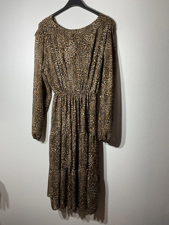 Robe léopard femme taille unique (38-42) - just me - neuve avec étiquette - photo numéro 3