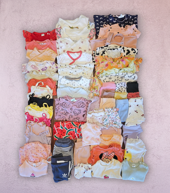 Lot de 55 vêtements bébé fille 3-6 mois
