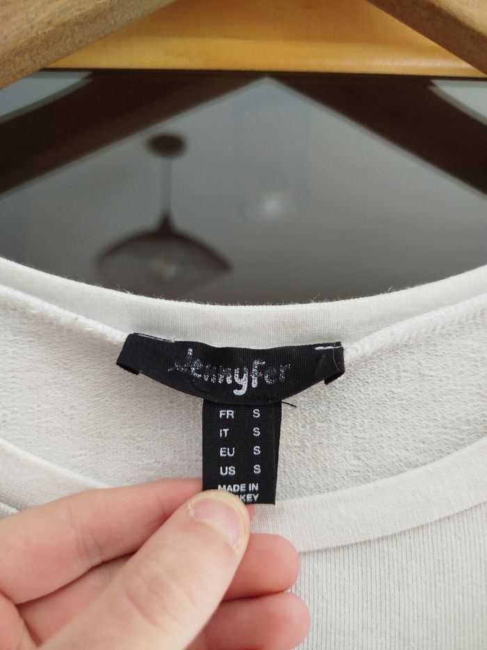 Sweat blanc LONDON taille S - photo numéro 2