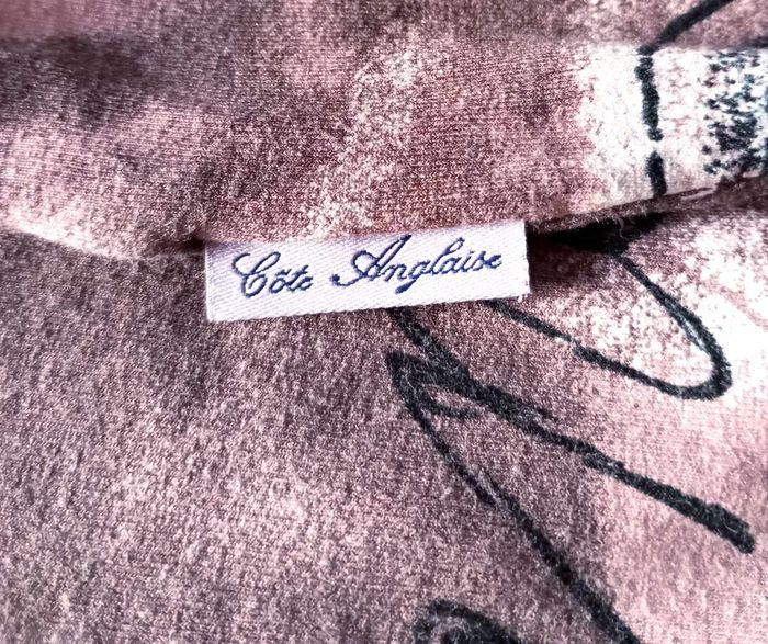 🌸T-shirt manches longues, Côte anglaise, taille 38 - photo numéro 3